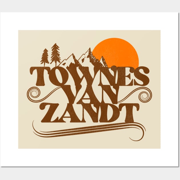 Townes Van Zandt Rising Sun Wall Art by darklordpug